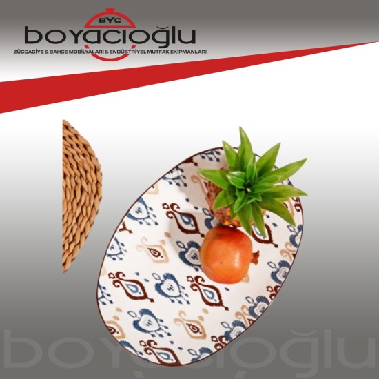 TOSCANA OVAL TABAK 37CM