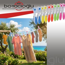 IMA-6254 SİLİKON MANDAL 12Lİ