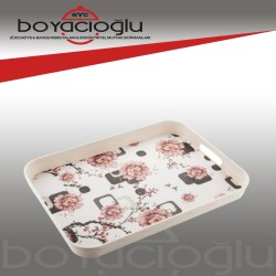 İMKA 520 DİKDÖRTGEN MELAMİN TEPSİ 25x33