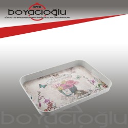 İMKA 521 DİKDÖRTGEN MELAMİN TEPSİ 30X40