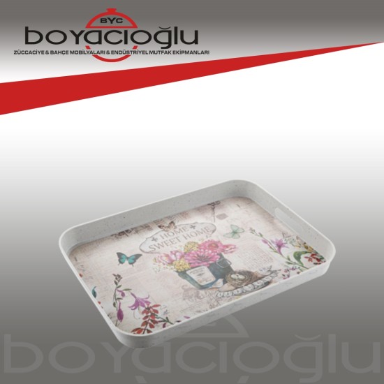 İMKA 521 DİKDÖRTGEN MELAMİN TEPSİ 30X40 İMKA 521 DİKDÖRTGEN MELAMİN TEPSİ 30X40