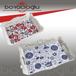 İMKA 770 ÇERÇEVELİ MELAMİN TEPSİ 36X26