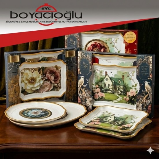 BELLE LUNA LÜX TEPSİ 2Lİ