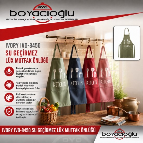 IVORY IVO-8450 SU GEÇİRMEZ LÜX MUTFAK ÖNLÜĞÜ