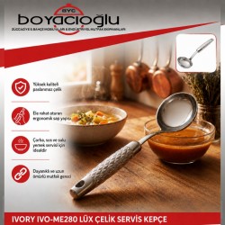 IVORY IVO-ME280 LÜX ÇELİK SERVİS KEPÇE