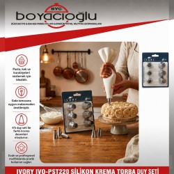 IVORY IVO-PST220 SİLİKON KREMA TORBA DUY SETİ