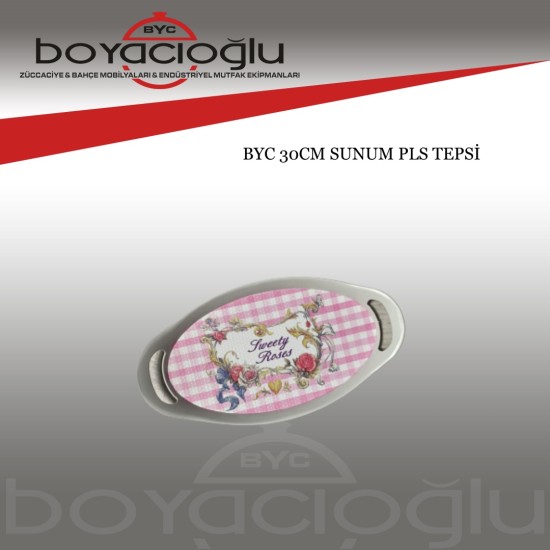BYC SUNUM PLS TEPSİ 30CM BYC SUNUM PLS TEPSİ 30CM