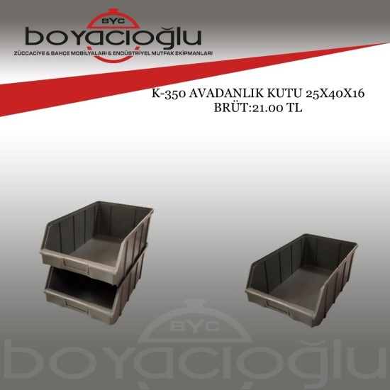 K-350 AVADANLIK KUTU 25X40X16