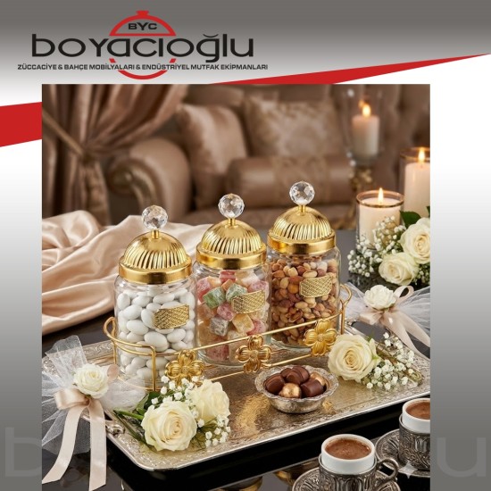 BYC K289-1 YONCA İSTEME KAVANOZU