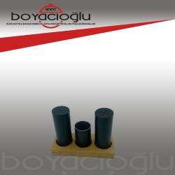 KISMET KBT-131SYH METAL SİYAH TUZLUK TK.