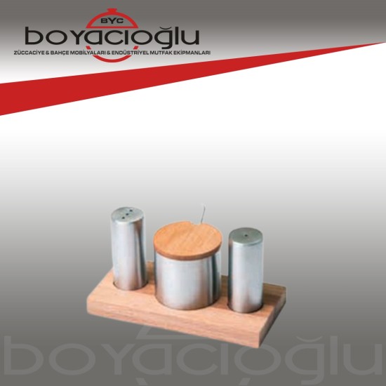 KISMET KBT-132 METAL 3LÜ TUZLUK BAHARATLIK TK KISMET KBT-132 METAL 3LÜ TUZLUK BAHARATLIK TK
