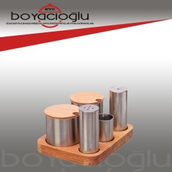 KISMET KBT-133 5Lİ BAHARATLIKLI TUZLUK TK.