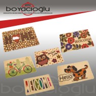 KAPI PASPASI PRİNT DİGİTAL BASKILI KIVIRCIK 40X60