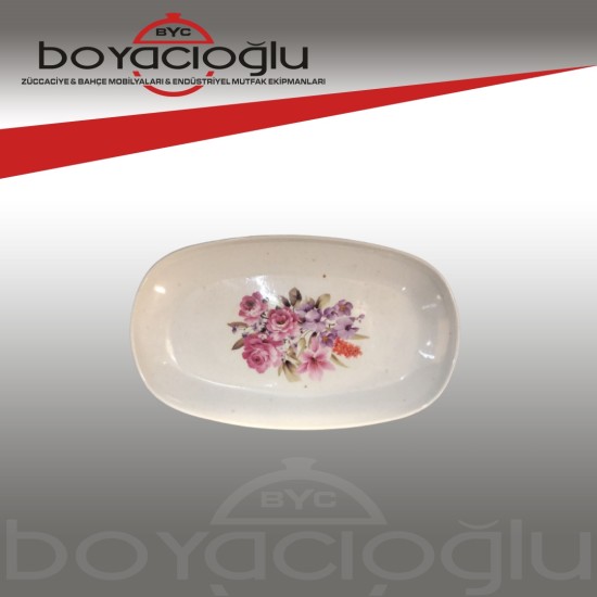 KENT-148 MELAMİN ÇİÇEKLİ KAYIK 37CM