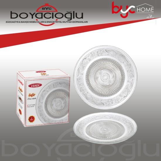 VİDREX KN-6 SAFİR CAM TABAK 6LI VİDREX KN-6 SAFİR CAM TABAK 6LI