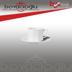 KO02CT00 GÜRAL ÇAY FİNCANI TABAKLI ( 160 CC ) (KL12)