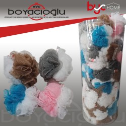 İNCİ PLASTİK KOD:123  BANYO LİFİ ÇİFTRENK 100LÜ