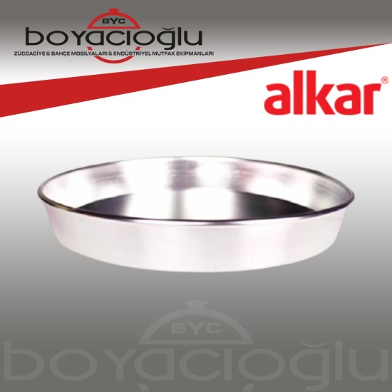 ALKAR ELOKSAL KORDONLU TEPSİ 24NO ALKAR ELOKSAL KORDONLU TEPSİ 24NO