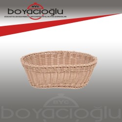 EPİNOX OVAL EKMEK SEPET (KPLS-25OAK) KAHVE