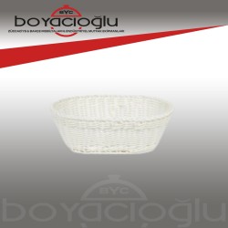 EPİNOX OVAL EKMEK SEPET BEYAZ (KPLS-25OB)