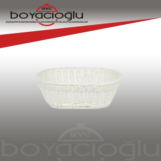 EPİNOX OVAL EKMEK SEPET BEYAZ (KPLS-25OB)