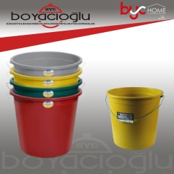 KP KR749 RENKLİ NATUREL KOVA 4NO 15LT