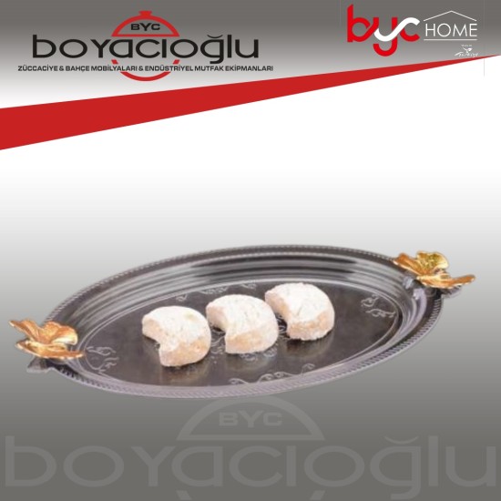 KRN-885 MİKA KELEBEKLİ SUNUM PLS TEPSİ 30x19x2cm KRN-885 MİKA KELEBEKLİ SUNUM PLS TEPSİ 30x19x2cm