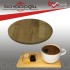BYC BAMBU DİKDÖRTGEN DÖRT BÖLMELİ  SUNUM TABAĞI