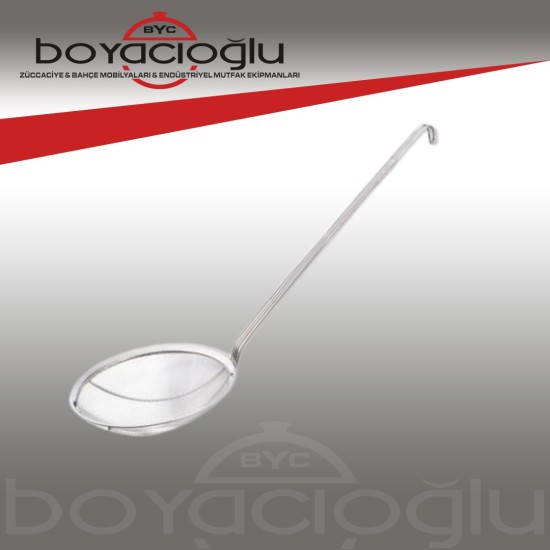 PASLANMAZ 304 DESTEKLİ KEVGİR SEYREK 24CM
