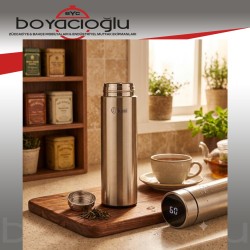 KİWİ KT-8683 ISI GÖSTERGELİ TERMOS 500ML