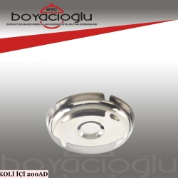 PASLANMAZ BÜYÜK AÇIK METAL KÜLLÜK 430