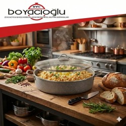 MEHTAP ENDÜSTRİYEL GRANİT TENCERE BASIK 36CM