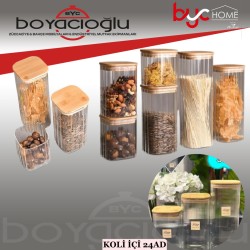 COMO KYR-5006 BAMBU KPK KARE KAVANOZ 1,5LT