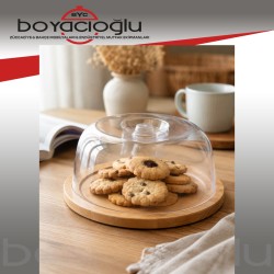 BYCOMO KYR-5689 KAPAKLI MİNİ KEK FANUS KURABİYELİK