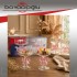 DELİSOGA KYR-5820 AYAKLI FİYONKLU CAM SUNUMLUK 6LI