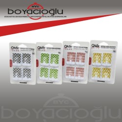 QLUX L-135 MİRAGE KARE YAPIŞKANLI ASKI 4LÜ
