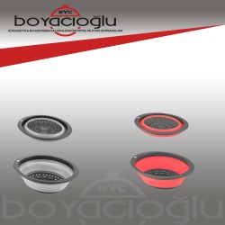 QLUX SİLİKON KATLANIR YUVARLAK SÜZGEÇ