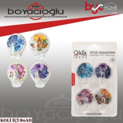 QLUX L-00638 DAMLA YAPIŞKAN ASKI 4LÜ