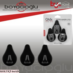 QLUX L-00787 YAPIŞKAN ASKI 3LÜ
