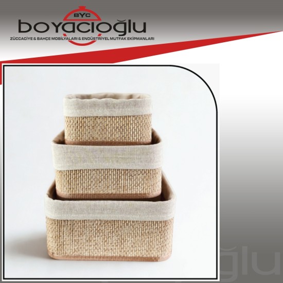 LUCA MIA LM-6022 BAMBU BAMBOO SEPET 3LÜ LUCA MIA LM-6022 BAMBU BAMBOO SEPET 3LÜ