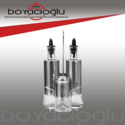 EPİNOX LEYLAK YAĞLIK TUZLUK SET 300ML 4LÜ
