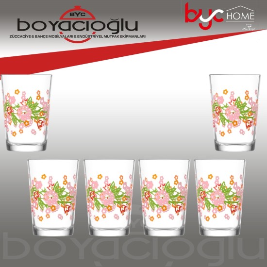 LAV-22010 SB2632ED İLKBAHAR DESEN SU BARDAK