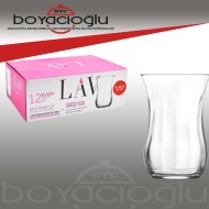 LAV-30020 OPTH OPTİKLİ ÇAY BARDAK 12Lİ