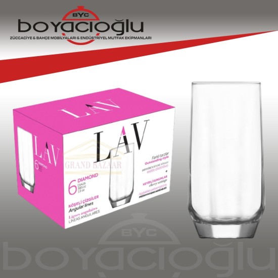 LAV-DIA25F DIAMOND MEŞRUBAT BARDAK LAV-DIA25F DIAMOND MEŞRUBAT BARDAK