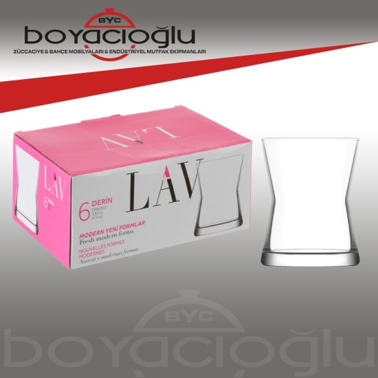 LAV-DRN307E DERİN KAHVE YANI BARDAK LAV-DRN307E DERİN KAHVE YANI BARDAK