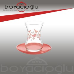LAV-KELEBEKS1 KELEBEK ÇAY SETİ