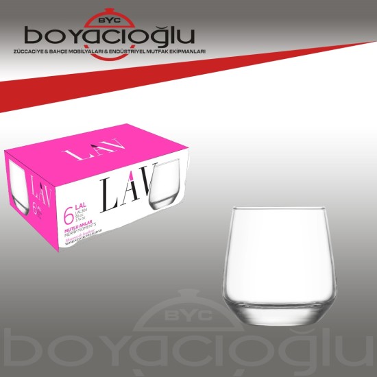 LAV-LAL304F LAL KAHVE YANI BARDAK