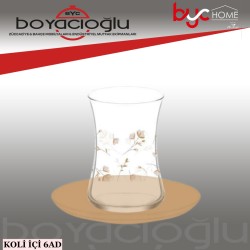 LAV- LIFE DESENLİ ÇAY SETİ
