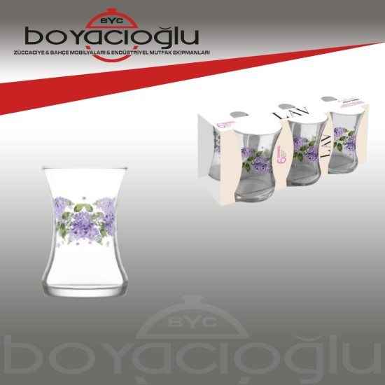 LAV-NEZ315 UB1904ED NEZ DESENLİ ÇAY BARDAK