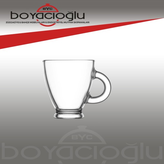 LAV-ROM406F KULPLU ÇAY BARDAK 155CC